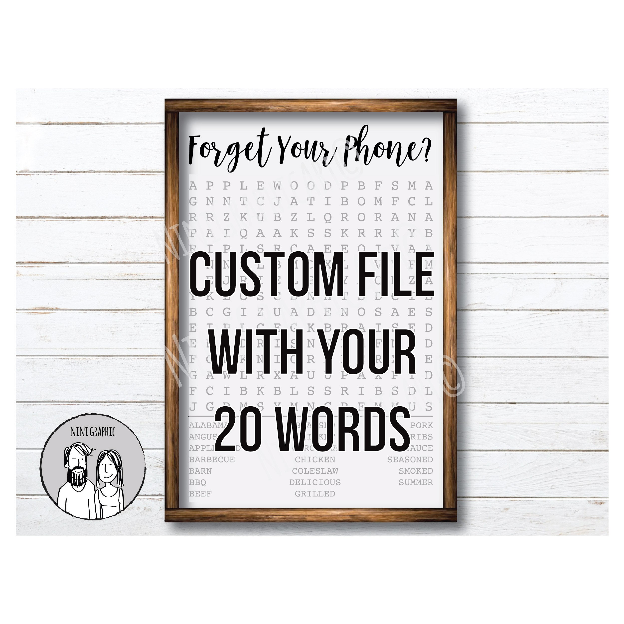 Personalized Word Search Svg Png Dxf Jpg Eps Pdf Etsy