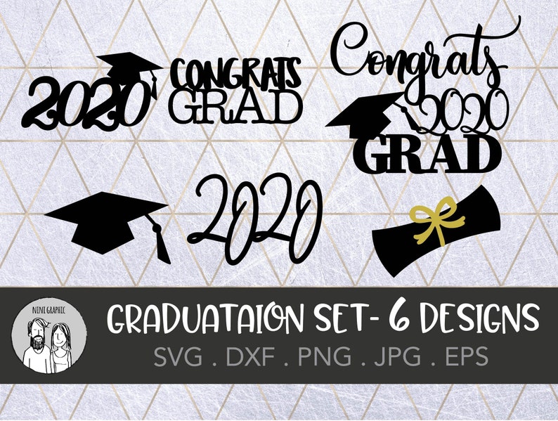 Download Graduation 2020 Party Svg Grad Decorations Centerpiece ...