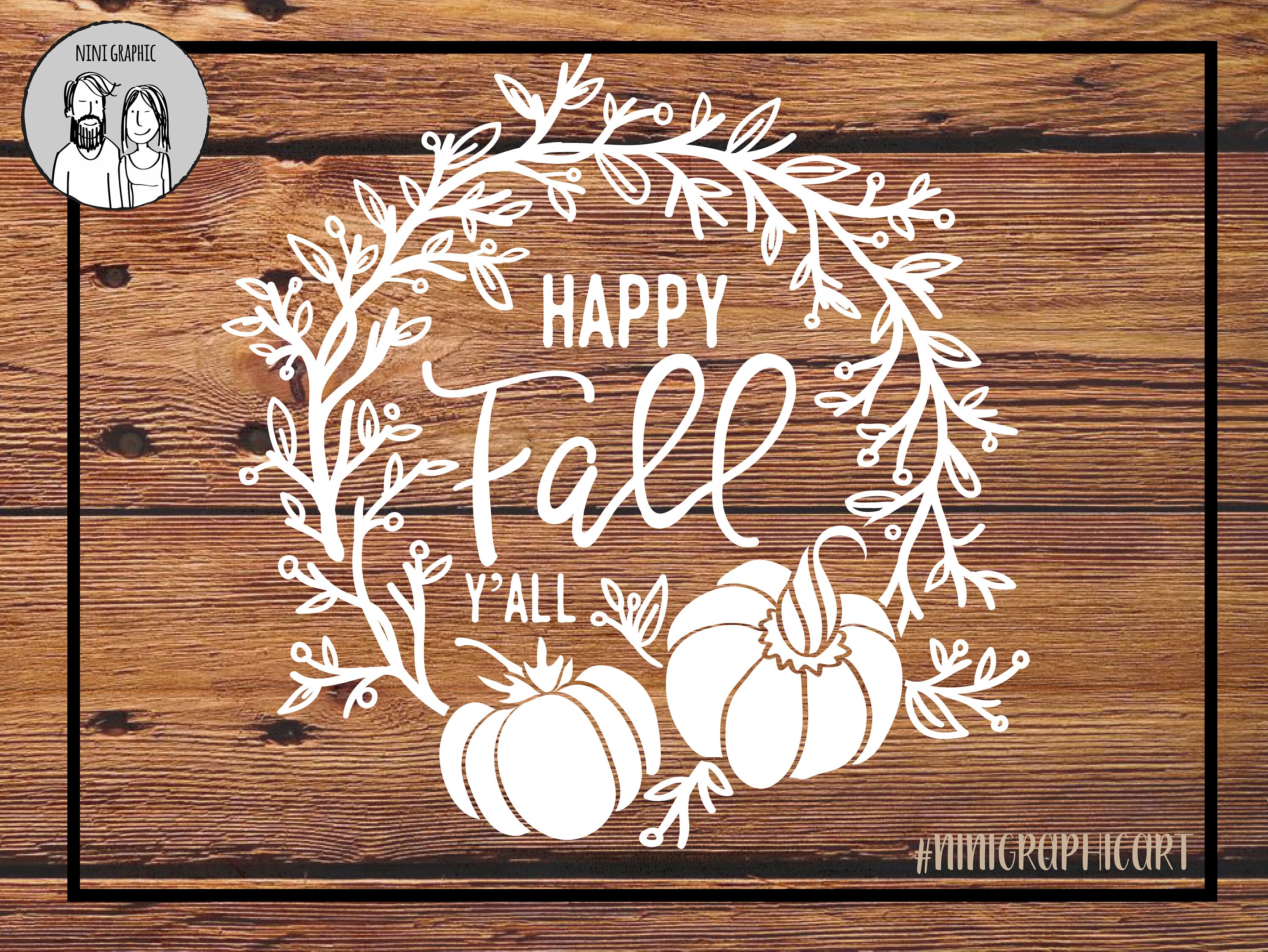 Download Fall svg Happy Fall svg Halloween svg Pumpkin svg Fall | Etsy