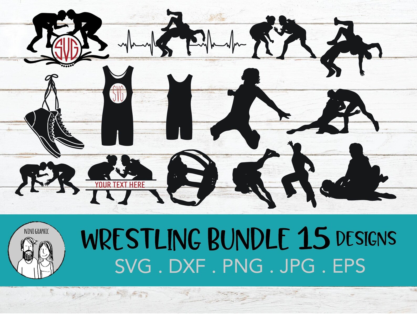 Wrestling SVG Wrestling Wrestling SVG Files Wrestling Etsy