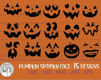 Halloween Jack-O-Lantern SVG, Pumpkin Halloween faces svg,cut files cricut silhouette cameo,Pumpkin Faces Svg,Cricut,jack o lantern svg face