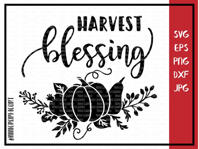 Download Harvest blessing cut file Pumpkin svg Fall wreath Cricut ...
