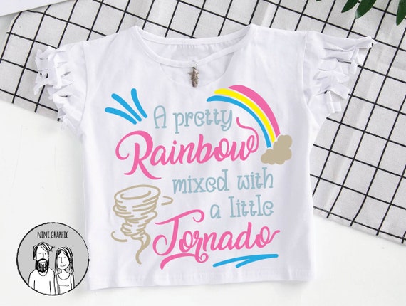 Download Free Pretty Rainbow Mixed With A Little Tornado Svg Dxf Png Etsy SVG Cut Files