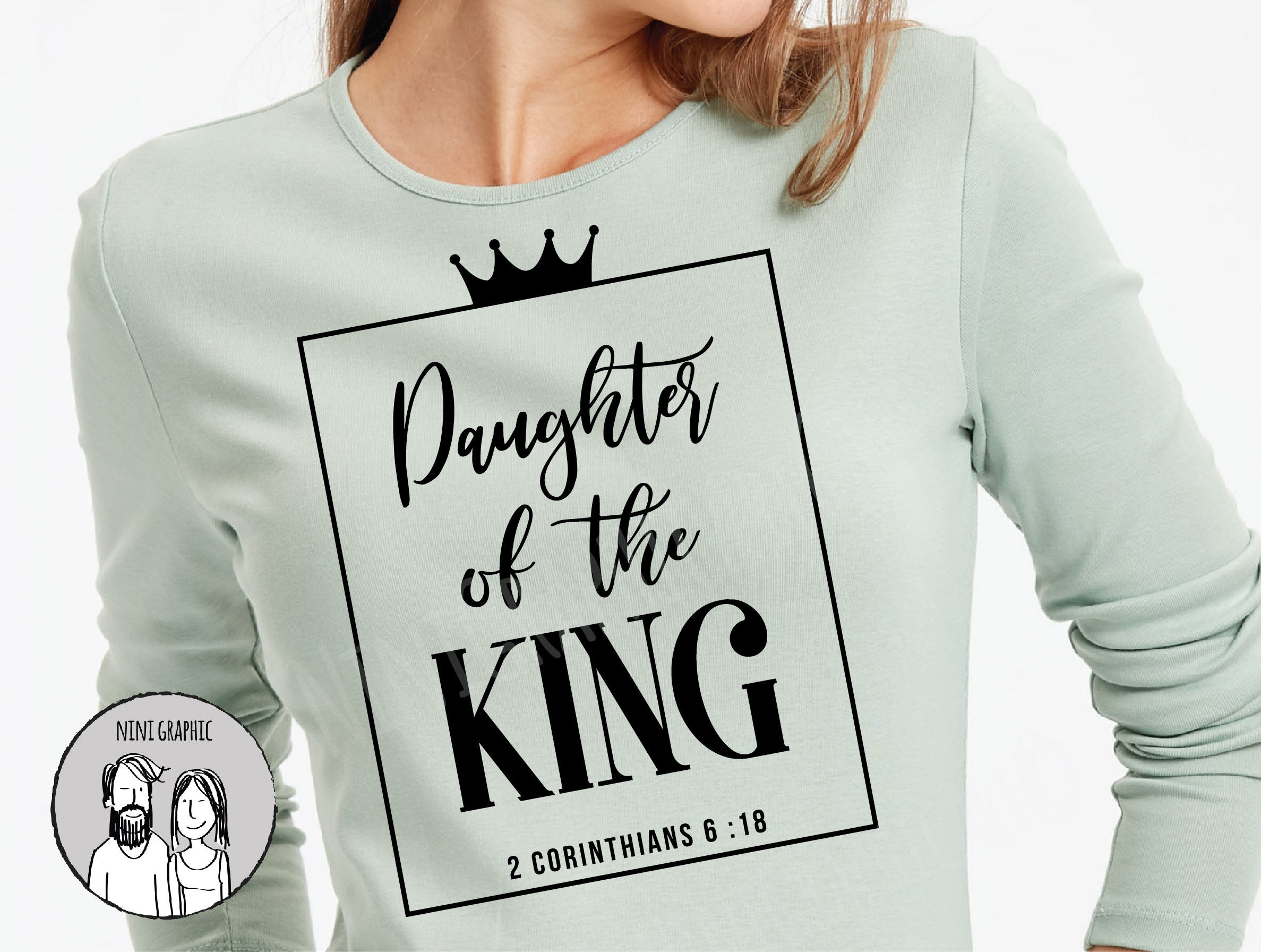 Download Christian Saying Svg Daughter Of The King Svg Christian Svg Etsy