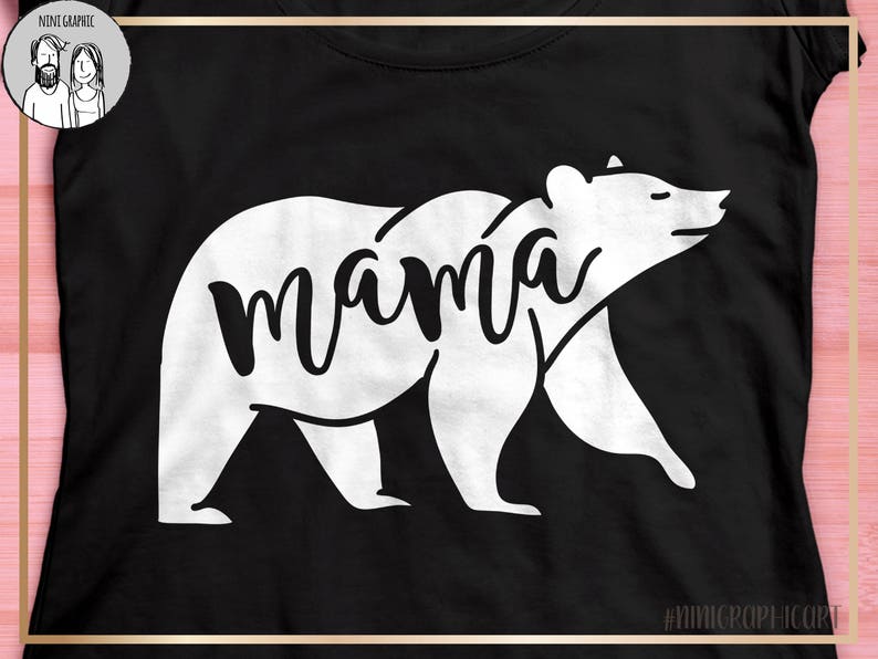 Download Mama bear svg dxf Jpg png SVG Files for Cricut or | Etsy