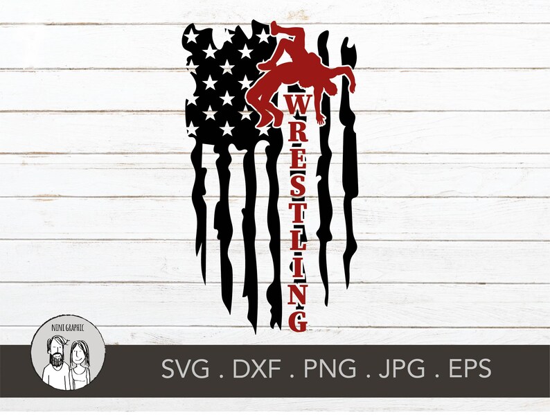 Download Wrestling svg Distressed American Flag svg Wrestling svg ...