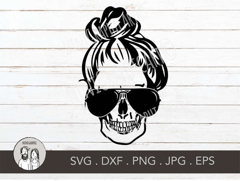 Download Skull with glasses svg Mom life Skeleton svg Skull | Etsy