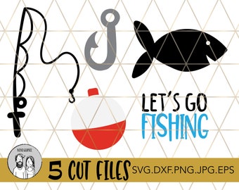 Fishing SVG | Kid Fishing Shirt SVG, Boy Shirt SVG, Fish Svg, Fishing Pole Svg, Hook Svg, Bobber Svg, Fishing Shirt Svg, Kid Shirt Cut files