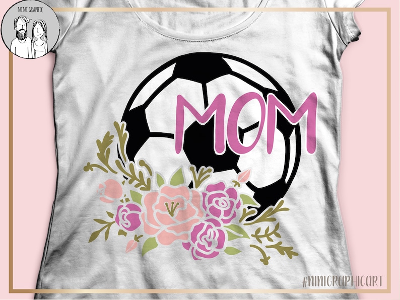 High school Svg Soccer Mom Floral SVG floral decal Sport mom svg Soccer SVG Highschool Svg Soccer mom SVG cheer mom baseball mom svg