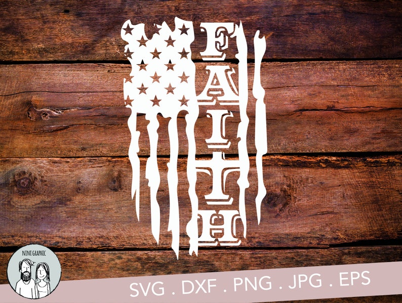 Download Faith Flag Cross SVG PNG Dxf jpg paper transfer faith svg ...