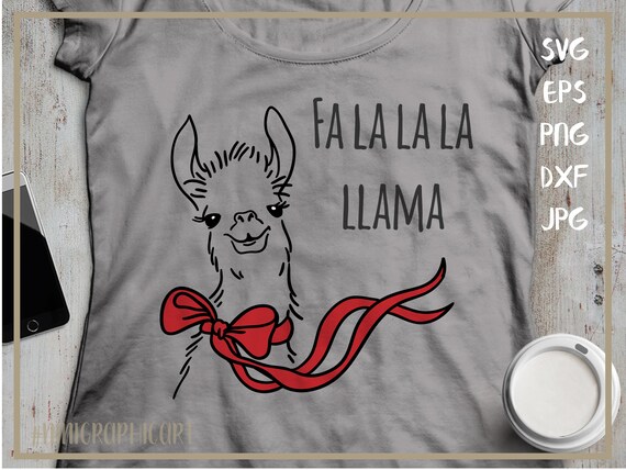 Download Fa La La La Llama Svg Funny Llama Svg Files Christmas Etsy
