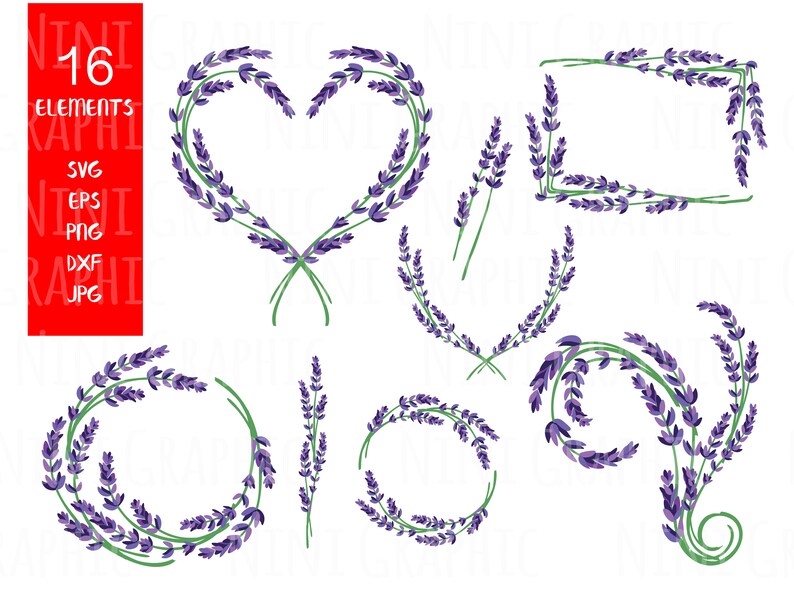 Download Lavender SVG Cricut File Wedding clipart wedding Day Clip Art | Etsy