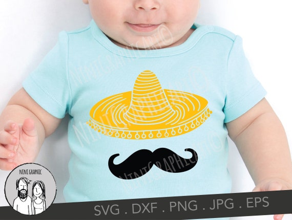 Sombrero & Mustache Svg Sombrero Svg Cinco de Mayo Svg Mexican Hat Mexico Svg Sombrero Png Sombrero Svg for Cricut Fiesta Svg for Silhouette