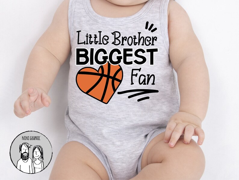 Dxf EPS Png Jpg svg cut file cricut Boy basketball SVG Little Brother Biggest Fan svg Basketball SVG silhouette cameo Basketball Mom