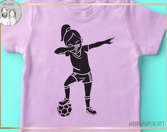 Soccer Dabbing, Soccer svg, Girls Soccer svg, Soccer svg, dabbing soccer, gameday svg, PNG, Soccer clipart, soccer silhouette, Soccer design