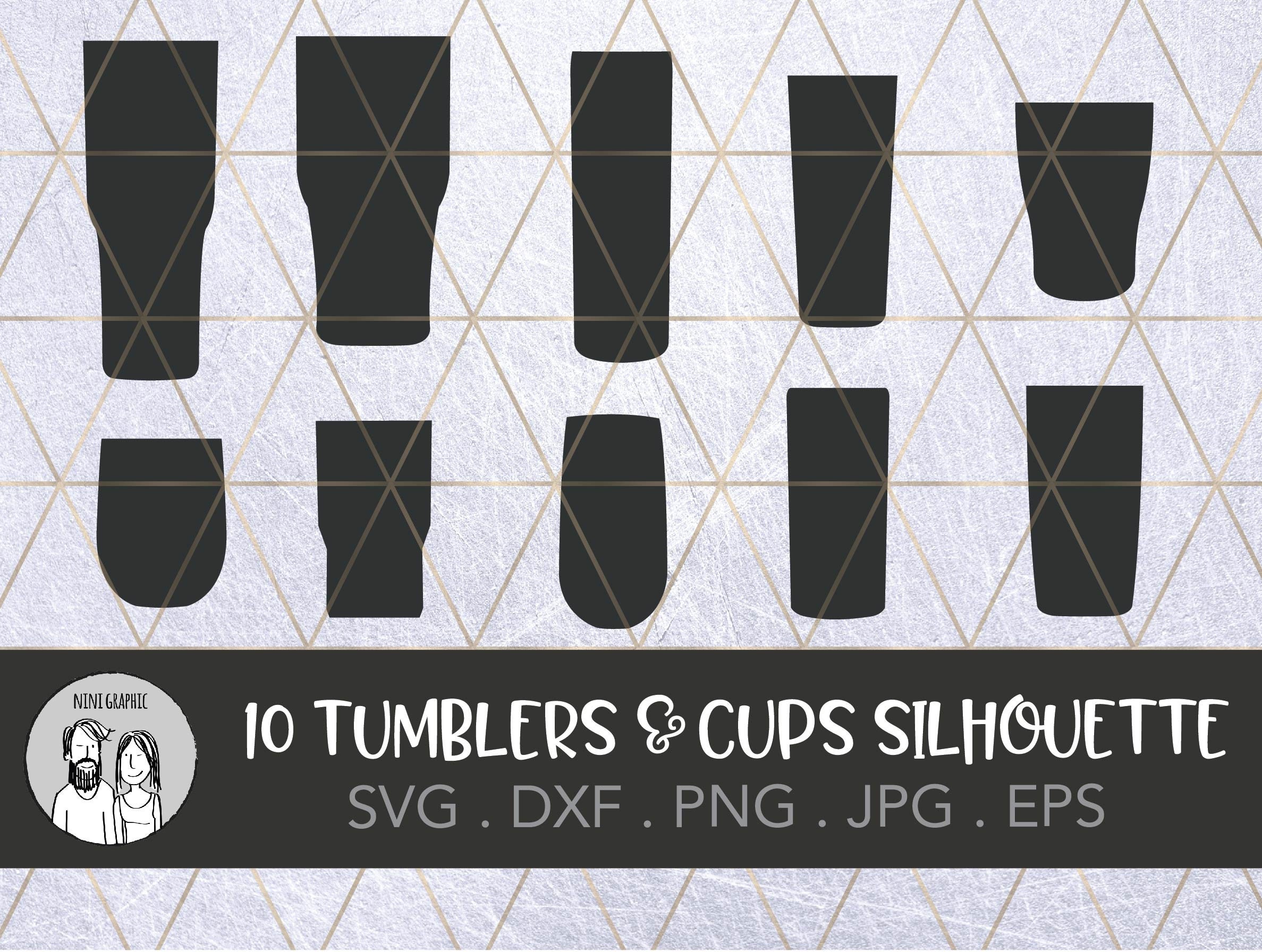 → Decal Size Guide For Starbucks Cups - Cricut silhouette vinyl
