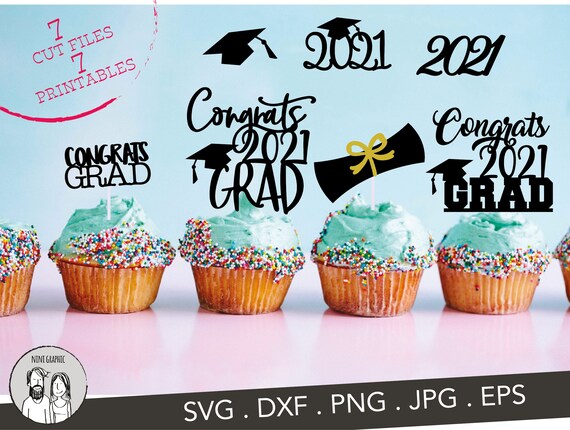 Download Graduation 2021 Party Svg Grad Decorations Centerpiece Cake Etsy