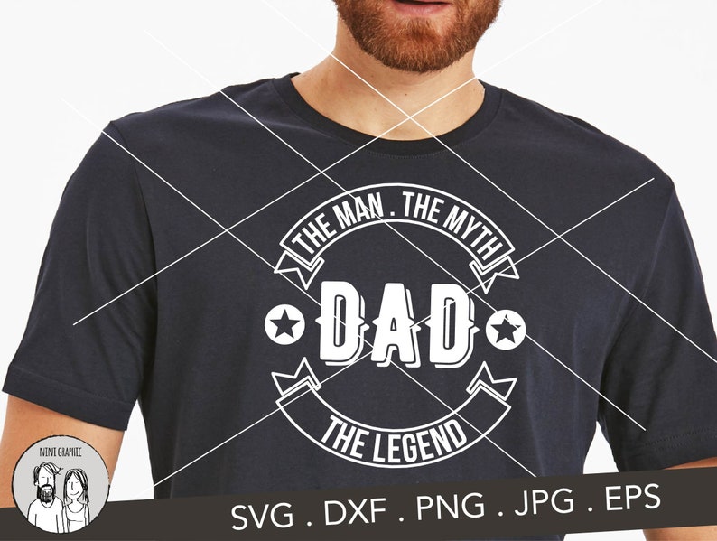 Download Dad The Man The Myth The Legend Father's Day New Dad SVG | Etsy