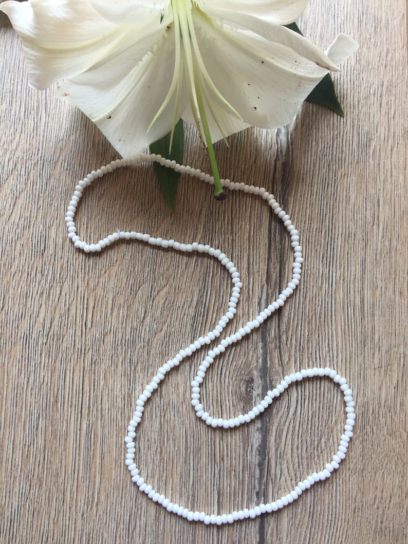 Ileke Obatala Eleke Orisha Collar Santo Santeria Necklace Kette