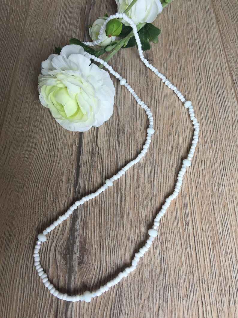 Electronic Obatala Crystal Santeria Orisha collar Necklace Santo