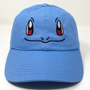 Embroidered Squirtle Inspired Cap | Hat | Kawaii | Adult Gift | Strapback