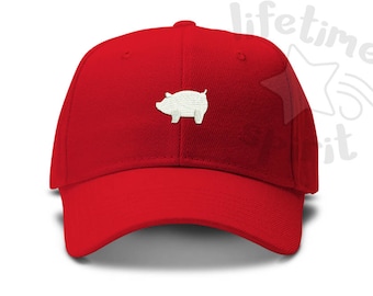 Small Pig Low Profile Dad Hat Summer Beach Fun Cap