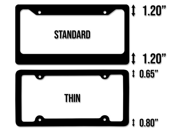 Hippie license plate deals frames