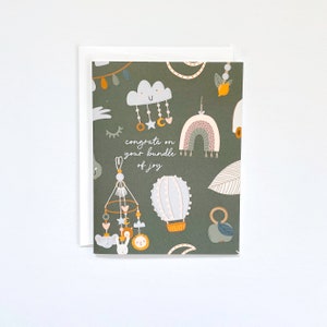 congrats on your bundle of joy greeting card