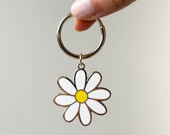 デイジーアクリルキーホルダー | アクセサリー、かわいい花のギフト