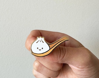 cute pins,dim sum gifts,soup dumpling,gyoza,dumpling enamel pin,dumpling pin,bao pins,baozi,dim sum pins,little dumpling,bao bao,baobao,pins