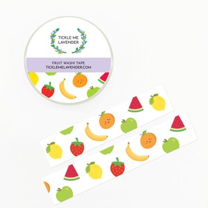 fruit washi tape,strawberry washi tape,vegetable washi tape,masking tape,food washi tape,washi tape for planners,washi tape cards,kawaii