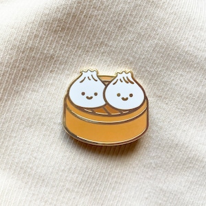 dumpling pin,dim sum pin,bao pins,bun pin,baozi,dim sum enamel pin,dumpling enamel pin,xiao long bao,kawaii enamel pin,cute food pins,pins