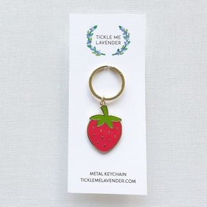 strawberry keychain,strawberry keyring,strawberry key chain,berry keychain,strawberry valentine,fruit keychain,cute strawberry keychain,keys