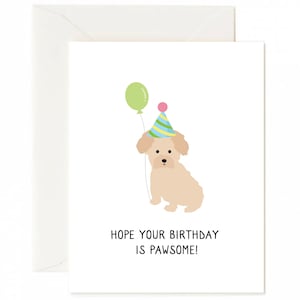 carte d’anniversaire de griffon d’or, carte d’anniversaire de chien, carte de joyeux bday, carte de maltipoo, carte de griffon d’or, carte de joyeux anniversaire drôle, carte d’anniversaire, punny