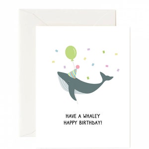 tarjeta de cumpleaños de ballena, tarjeta de cumpleaños de pescado, tarjeta de cumpleaños del océano, tarjeta de ballena, tarjeta de biología marina, tarjeta de cumpleaños divertida, tarjeta de día, tarjeta de cumpleaños azul