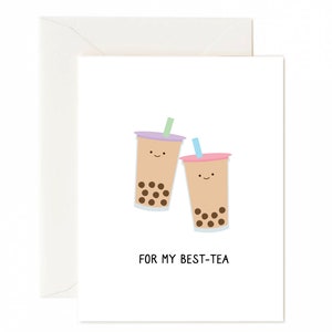 boba card,boba card valentine,boba greeting card,bubble tea card,best friend valentine card,galentines day card,best friend card,bestie card