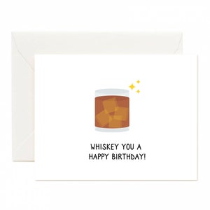 whiskey birthday card,funny birthday card for him,alcohol cards,alcohol birthday card,whiskey card,bday cards for him,birthday card for him