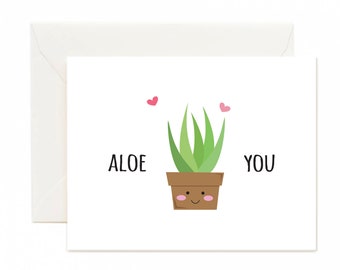 aloe card,plant valentine card,plant valentines day card,plant valentines day,succulent card,succulent greeting card,plant valentine,plants