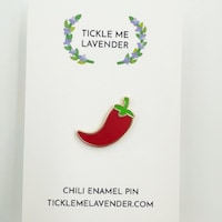 Chili Pepper Enamel Pin Red Chili Pepper Pin Foodie Gift Culinary ...