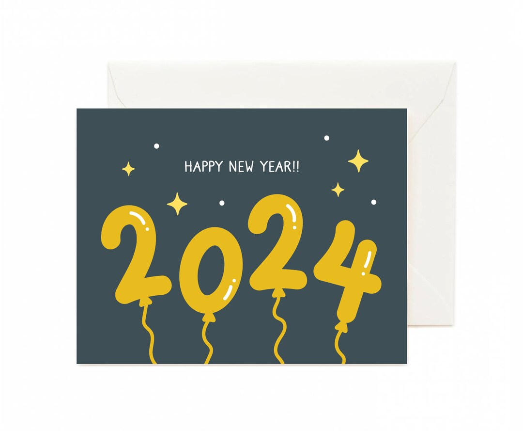 New Years Cards Boxed,new Years Cards Set,new Years Cards 2024,happy