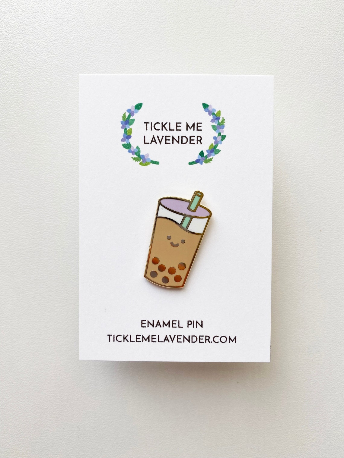 Bubble Tea Pinboba Pinmilk Tea Pin Broochboba Enamel | Etsy