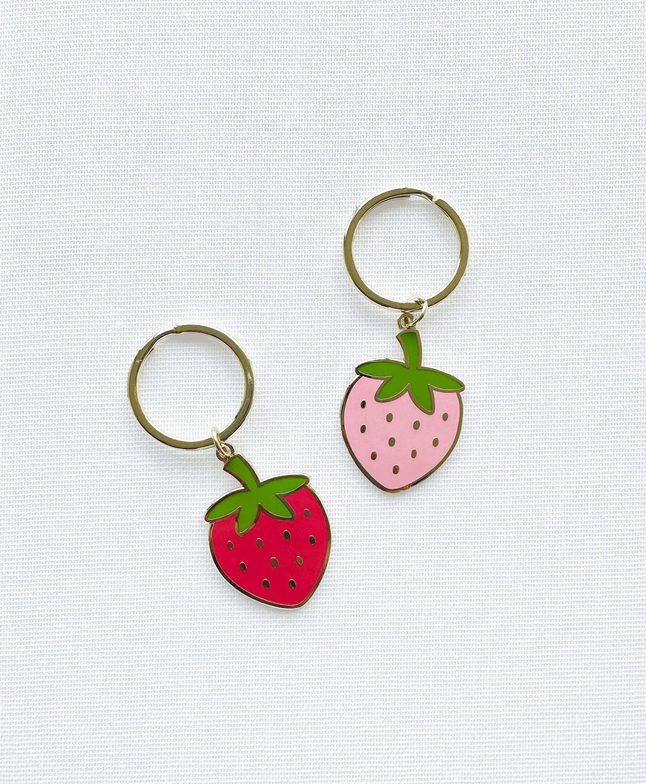 Strawberry Keychain,strawberry Keyring,strawberry Key Chain,berry ...