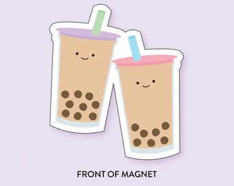 boba magnets,bubble tea magnet,asian food magnet,cute food magnets,asian magnet,boba tea magnet,kawaii boba milk tea,brown sugar boba,magnet