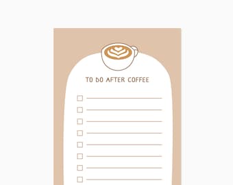 coffee notepad,coffee note pad,coffee lover gift,coffee gifts,funny to do list notepad,coffee lover gift for her,latte gift,funny notepads