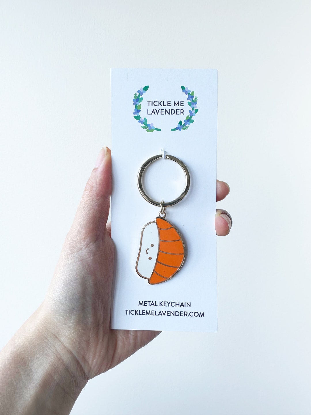 Sushi Keychain,nigiri,salmon Keychain,cute Keychains for Car Keys,food