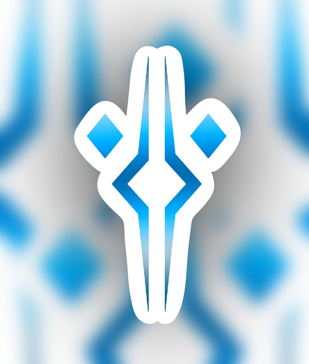 Ahsoka Tano Symbol Sticker Ahsoka Tano Sticker Clone Wars Etsy