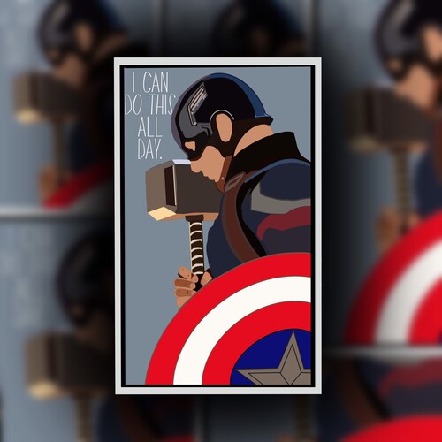 Captain America Shield Vinyl Sticker Etsy