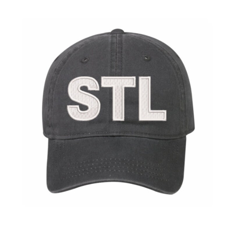 STL St. Louis Hat Embroidered Baseball Cap St. Louis Etsy