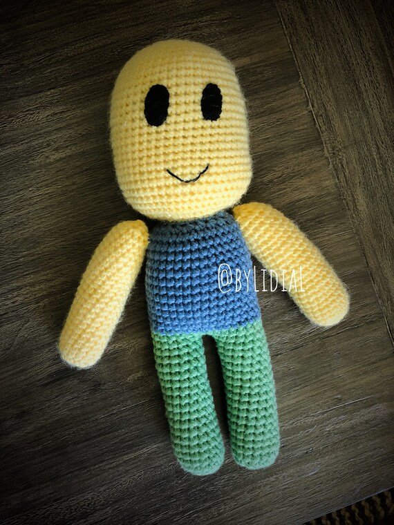 Crochet Roblox Noob Minecraft Stuffed Toy - noob of roblox images toy