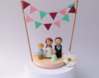 DIY-Kit Cake Topper Familie